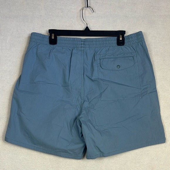 Patagonia NWT Men’s Large Funhoggers Shorts 6” Inch Cotton Blue Outdoor Shorts - Picture 4 of 12